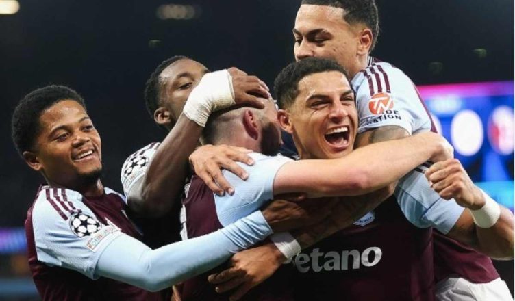 Aston Villa gioia per il goal